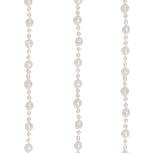 Pearl Beaded Garland White (0.8x270cmL)