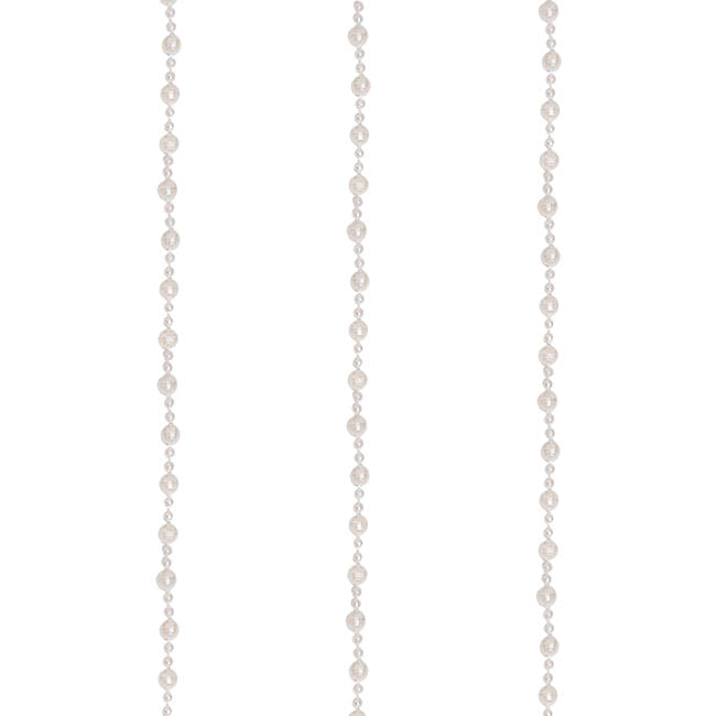 Pearl Beaded Garland White (0.8x270cmL)