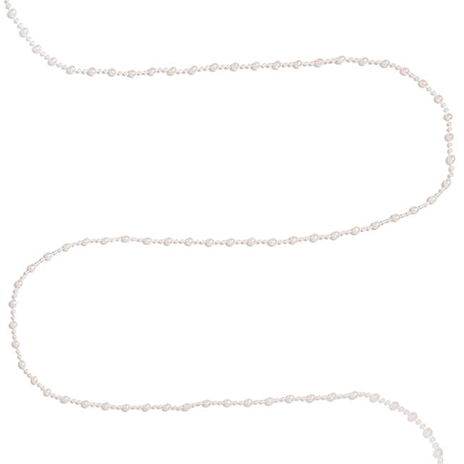 Pearl Beaded Garland White (0.8x270cmL)