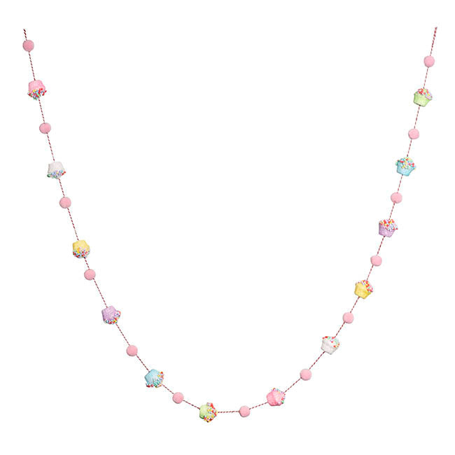 Sweet Pop Cupcake Garland Pastel (180cmL)