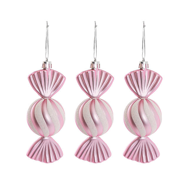 Hanging Sweet Candy Pack 3 Pink (3x18x14cmH)