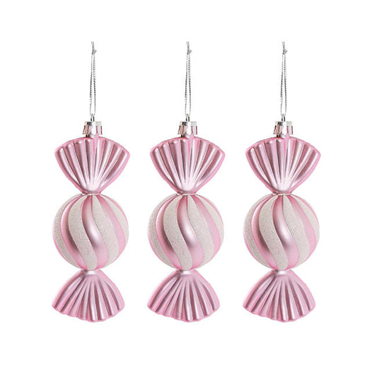 Hanging Sweet Candy Pack 3 Pink (3x18x14cmH)