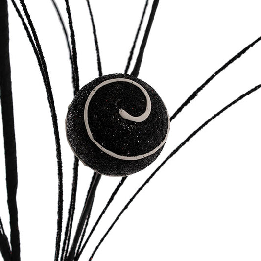 Christmas Bauble Spray Black (80cmH)