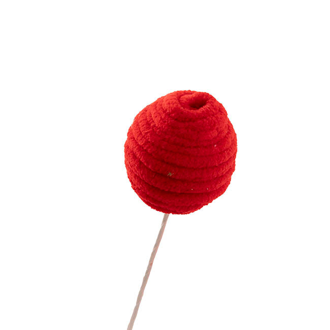 Assorted Candy w Striped Bow Pick Red (28cmH)