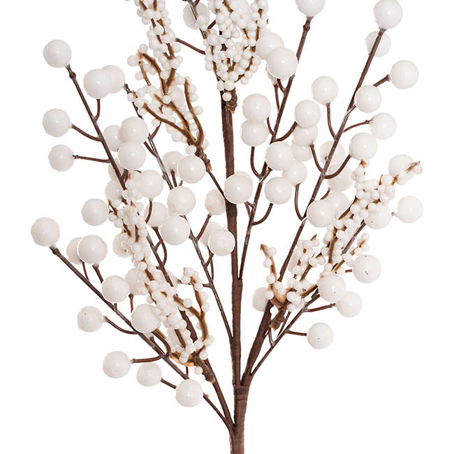 Mixed Berry Spray White (69cmH)
