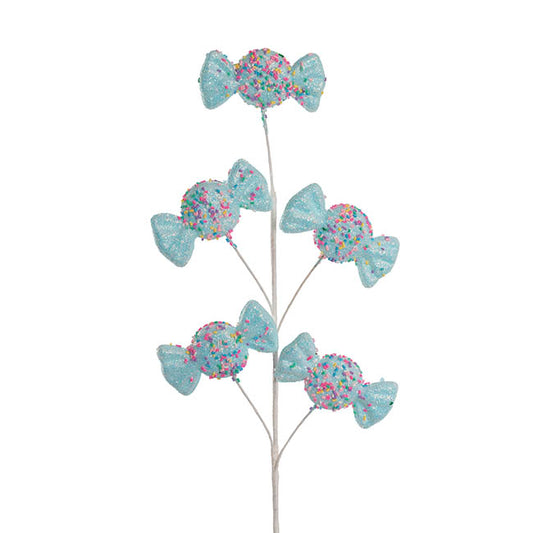 Candy Spray w Sprinkles Soft Blue (70cmH)