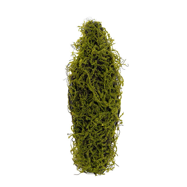 Artificial Moss Arrangement Display Piece Green (18cmx49cmL)
