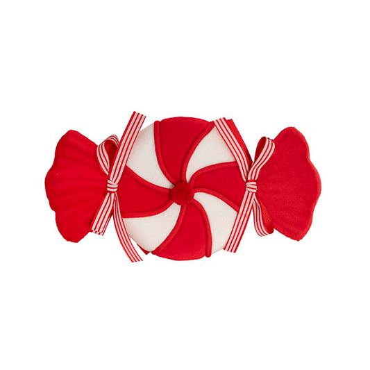 Hanging Jumbo Candy Red & White (13x25cmH)