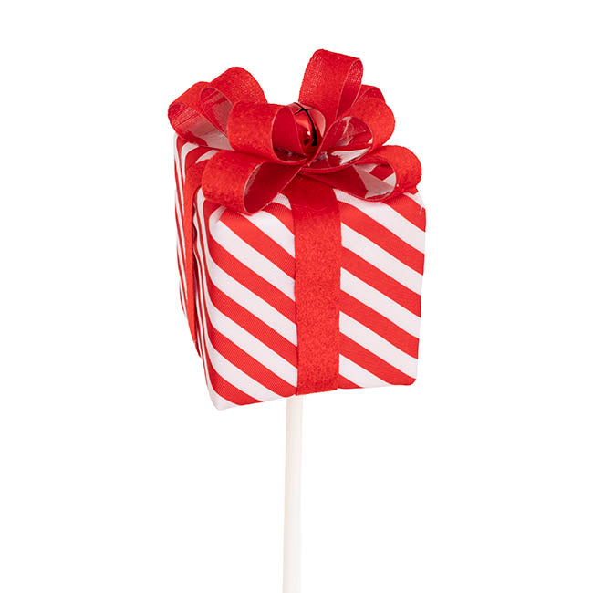 Gift Box Pick Red & White (9.5x45cmH)