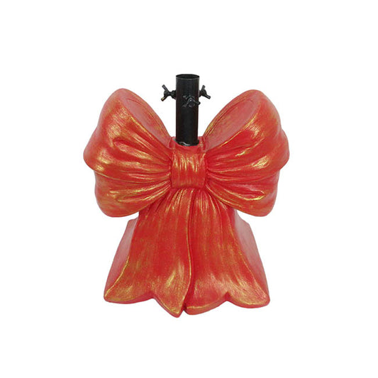 Decorative Bow MGO Tree Base Stand Red (35.5x30x39cmH)