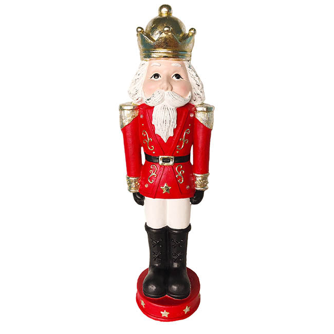 Christmas Nutcracker w LED Porch Decor Red (22.5x21x71.5cmH)