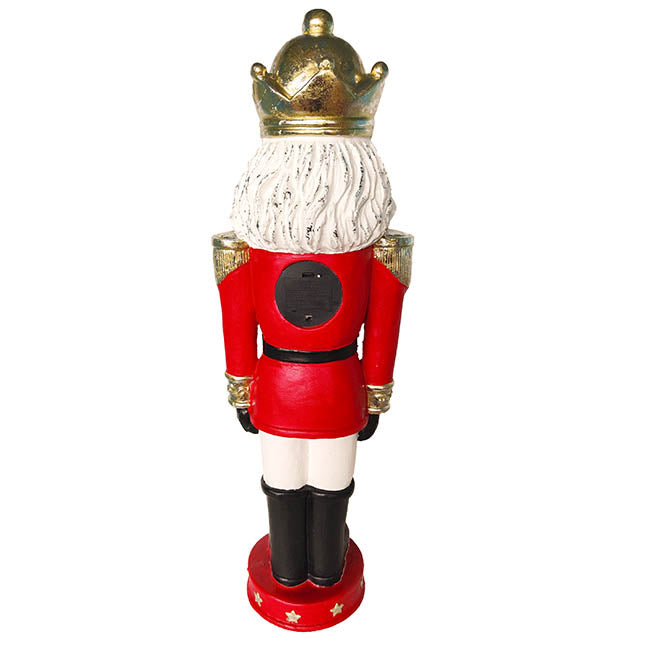 Christmas Nutcracker w LED Porch Decor Red (22.5x21x71.5cmH)