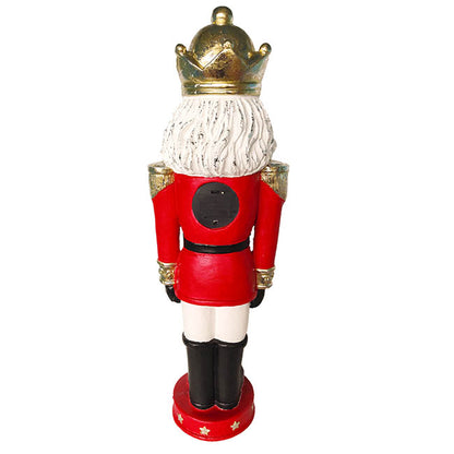 Christmas Nutcracker w LED Porch Decor Red (22.5x21x71.5cmH)