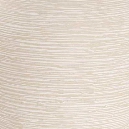 Artisan Metal Vase White (26x36cmH)