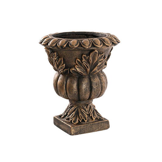 Tuscany Garden Planter Urn Antique Brass (28x34cmH)
