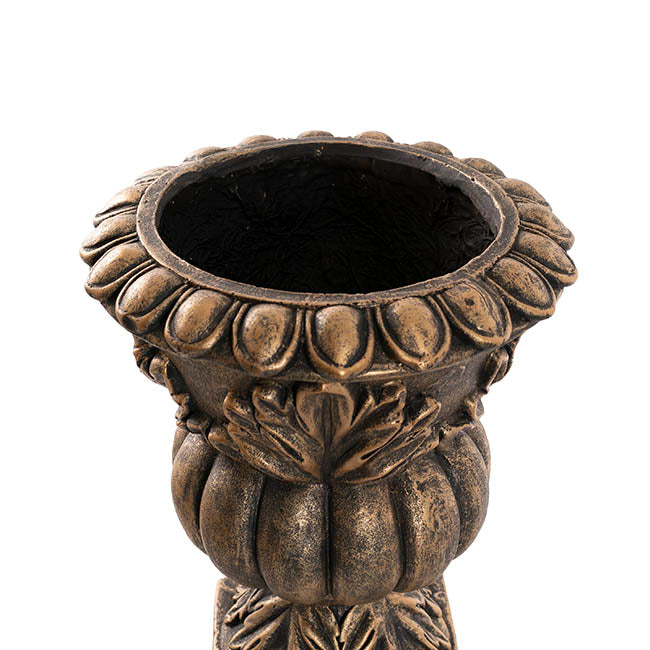 Tuscany Garden Planter Urn Antique Brass (28x34cmH)