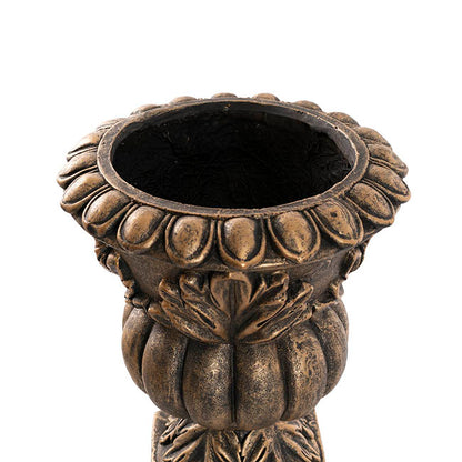 Tuscany Garden Planter Urn Antique Brass (28x34cmH)