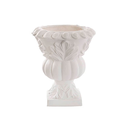 Tuscany Garden Planter Urn Matte White (28x34cmH)