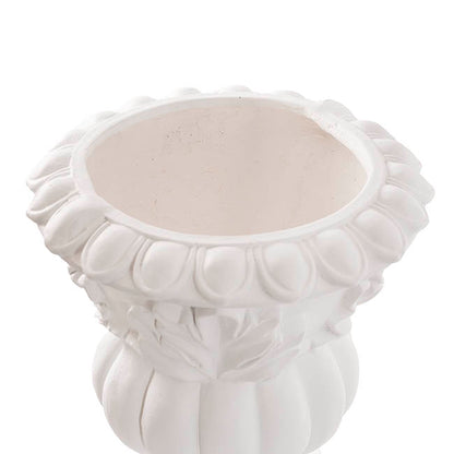 Tuscany Garden Planter Urn Matte White (28x34cmH)