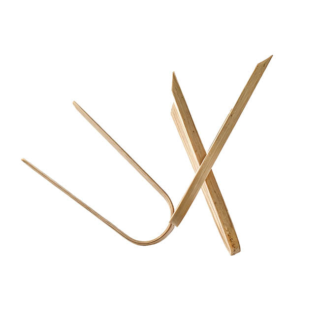 Natural Bamboo Mossing Pins Pack 50 (5cmH)