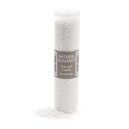 Crushed Glass Sand 2-5mm Clear White (600g Jar)
