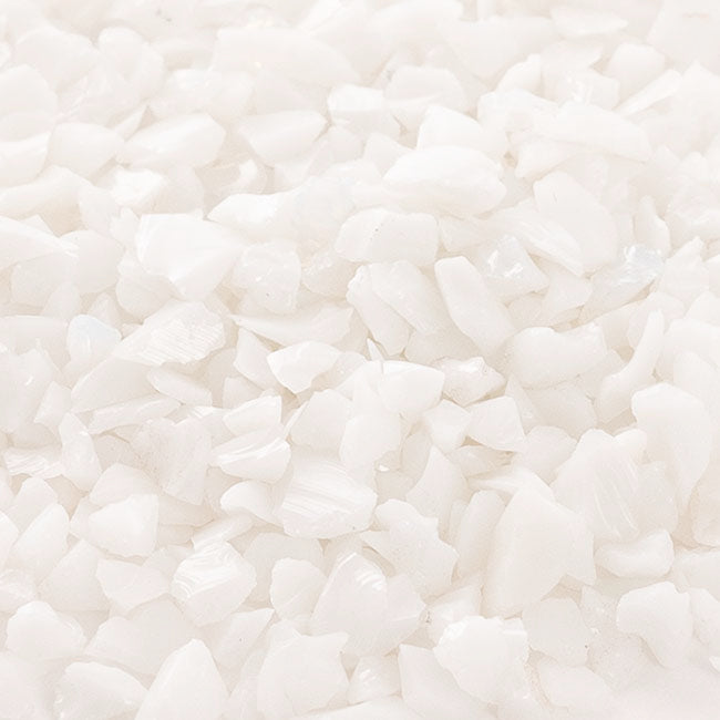 Crushed Glass Sand 2-5mm Clear White (600g Jar)