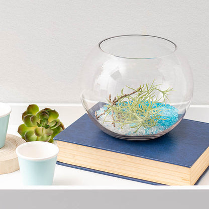 Crushed Glass Sand 2-5mm Clear (600g Jar)