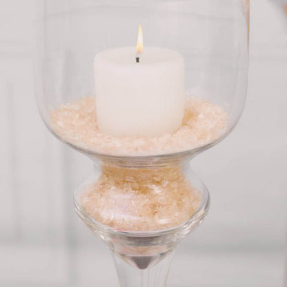 Crushed Glass Sand 2-5mm Light Pink (650g Jar)