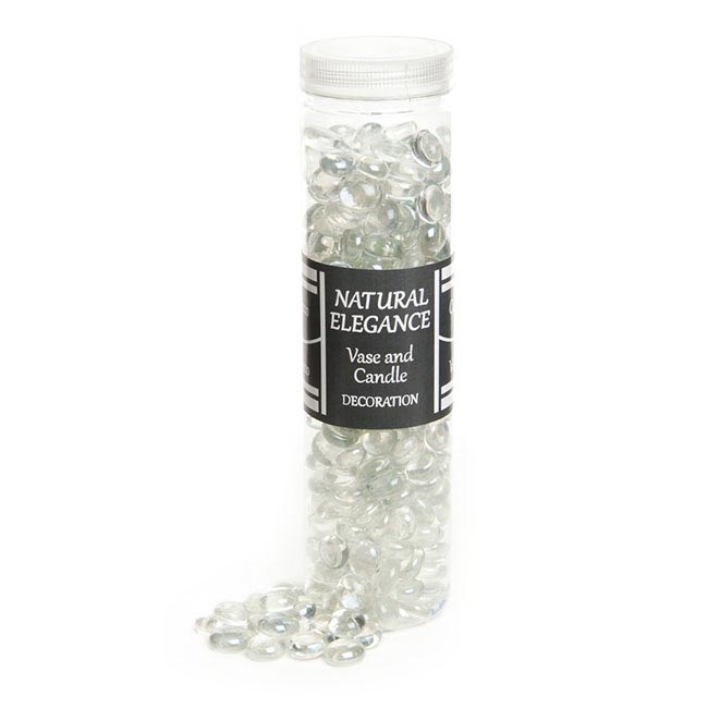 Glass Gems Mini 14mm Clear Lustre (700g Jar)