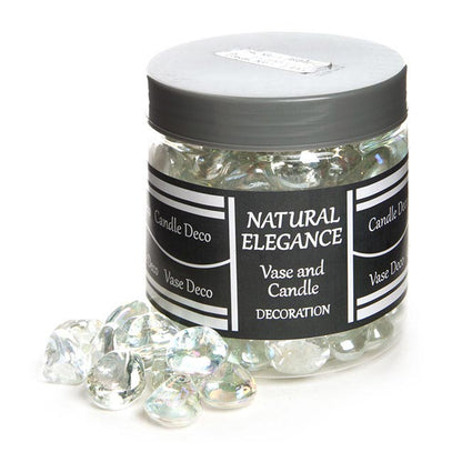 Glass Diamond Large 21mm Clear Lustre (1.2kg Jar)
