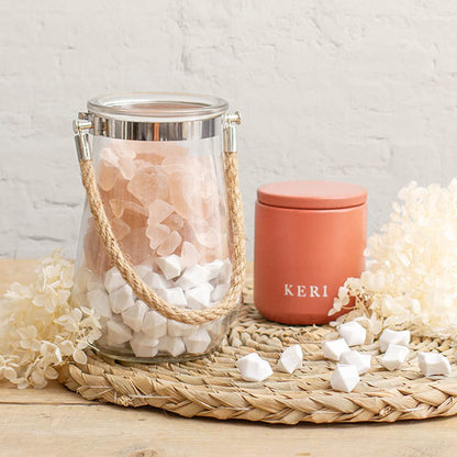 Glass Beach Rocks Frosted Pink (550g Jar)