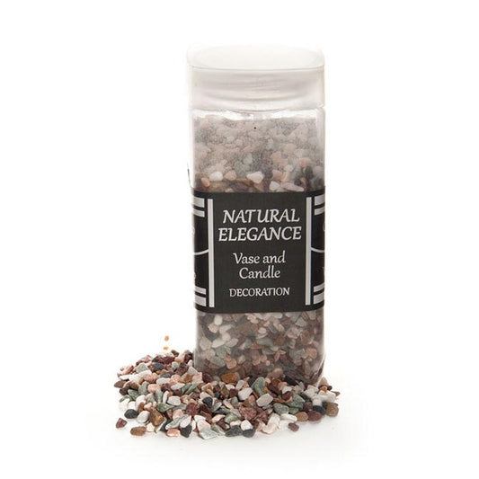 Pebbles Natural 3-6mm Assorted (830g Jar)