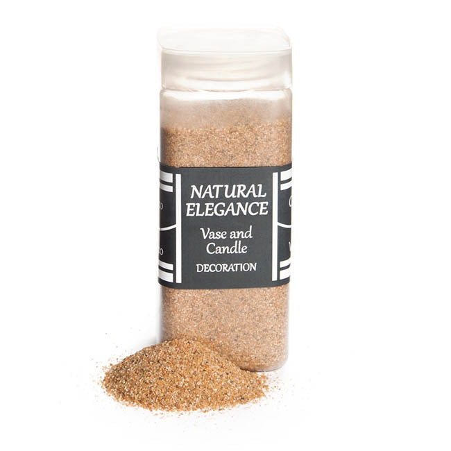 Coloured Sand Coarse Dyed Tan Brown (760g Jar)