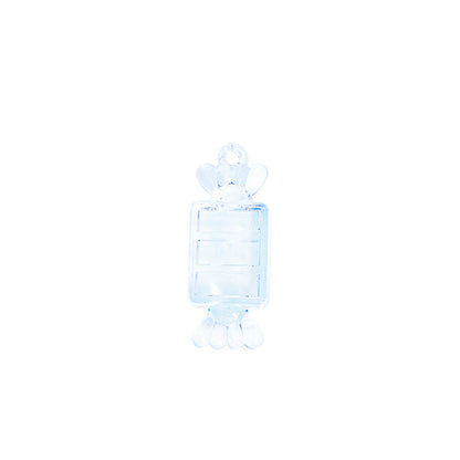 Decoration Acrylic Charms Candy Pack 12 Baby Blue (48x19mm)