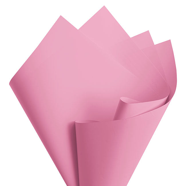 Cello Regal Pro 65mic Dusty Pink (50x70cm) Pack 100