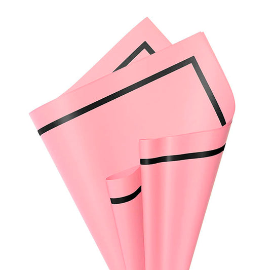 Cello Regal Pro Silhouette 65mic Pink Black Pk 100 (50x70cm)