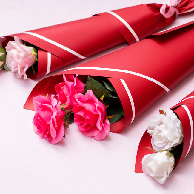 Cello Regal Pro Silhouette 65mic PK 100 Blood Red (50x70cm)