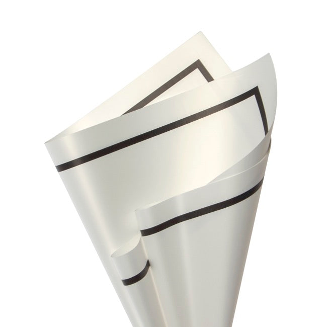 Cello Regal Pro Silhouette 65mic PK100 White Black (50x70cm)