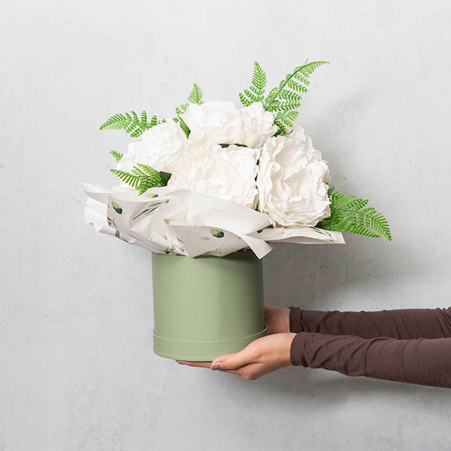 Cello Regal Leafy Greens 65mic White Pack 100 (50x70cm)