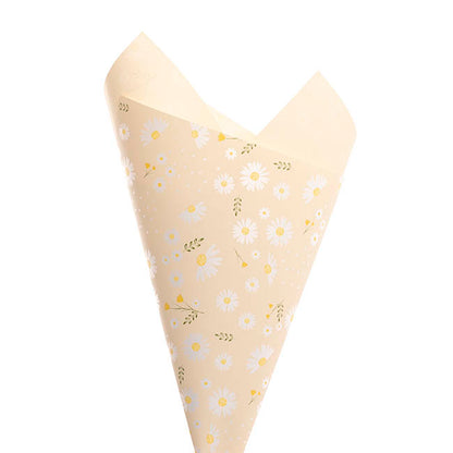 Cello Regal Pro 65mic Daisy Daze Buttercream Pk100 (50x70cm)