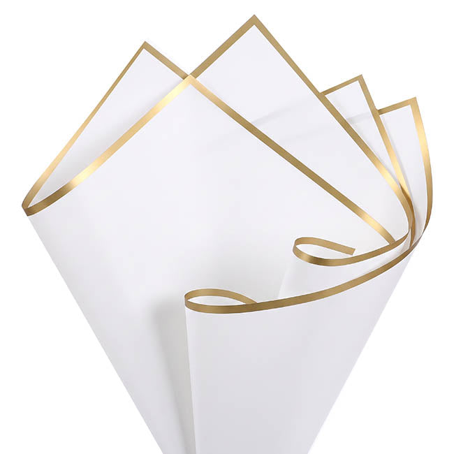 Cello Regal Golden Edge 65micron White Pack 60 (58x58cm)