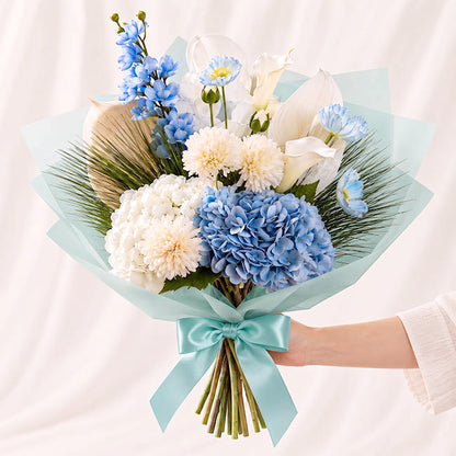 Cello Lustre Matte Wrap 60mic Blue Haze Pack 100 (50x70cm)