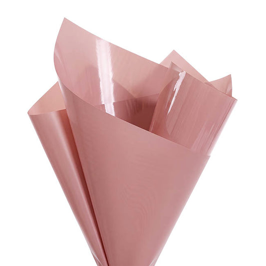 Cello Lustre Matte Wrap 60mic Milky Tea Pack 100 (50x70cm)