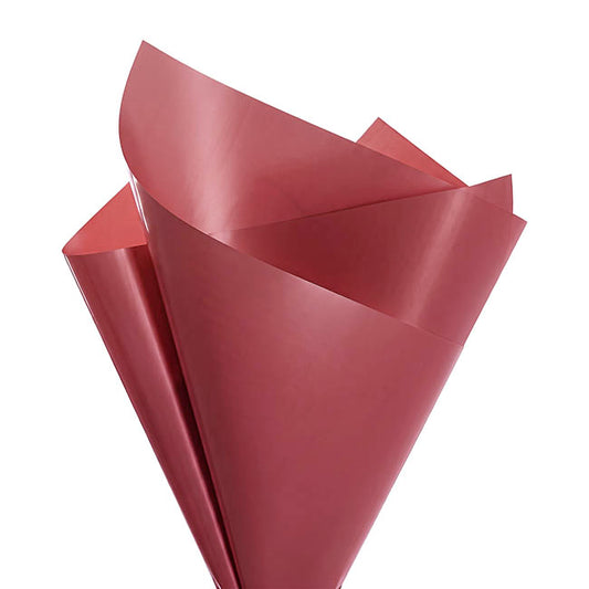 Cello Lustre Matte Wrap 60mic Native Plum Pack 100 (50x70cm)