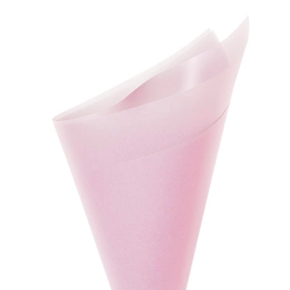 Tallow Paper 75 micron Pack 100 Baby Pink (60x60cm)