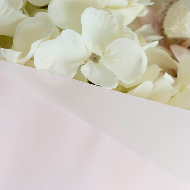 Tallow Paper Ribbed 80 micron Pastel Pink Pack 50 (50x70cm)