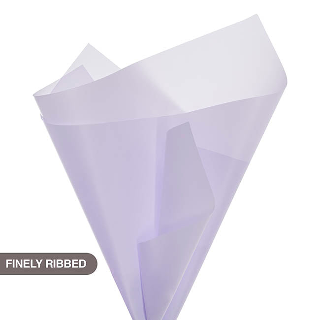 Tallow Paper Ribbed 80 micron Lavender Pack 50 (50x70cm)