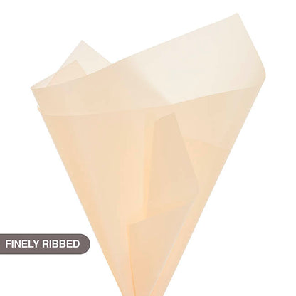 Tallow Paper Ribbed 80 micron Nude Pack 50 (50x70cm)