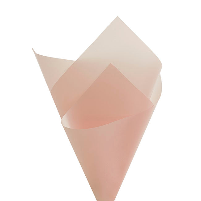 Frosted Cello 50mic Wrap Satin Lotus Pink Pk100 (60x60cm)