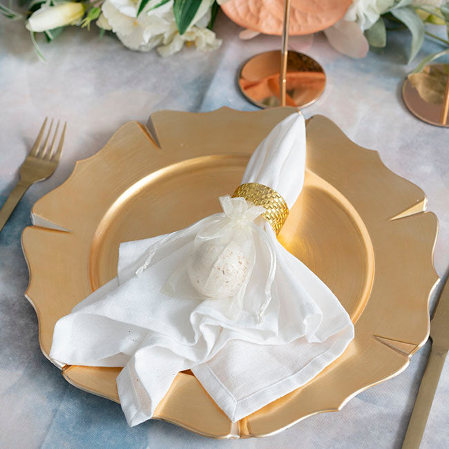 Organza Gift Bomboniere Bag Small Ivory Pack 10 (7.5x10cmH)